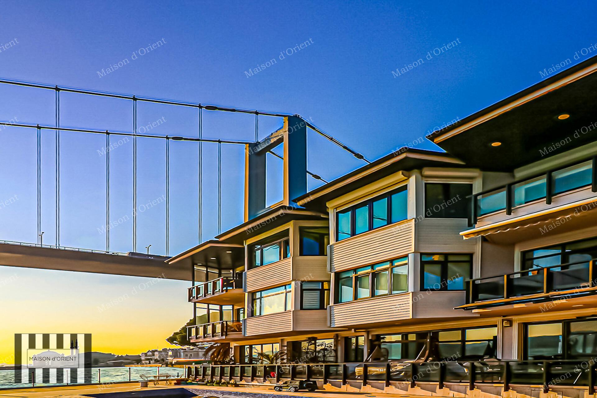 Duplex Waterside Mansion with Pool in Ortaköy — Ortaköy, İstanbul — 5+1 — For Rent