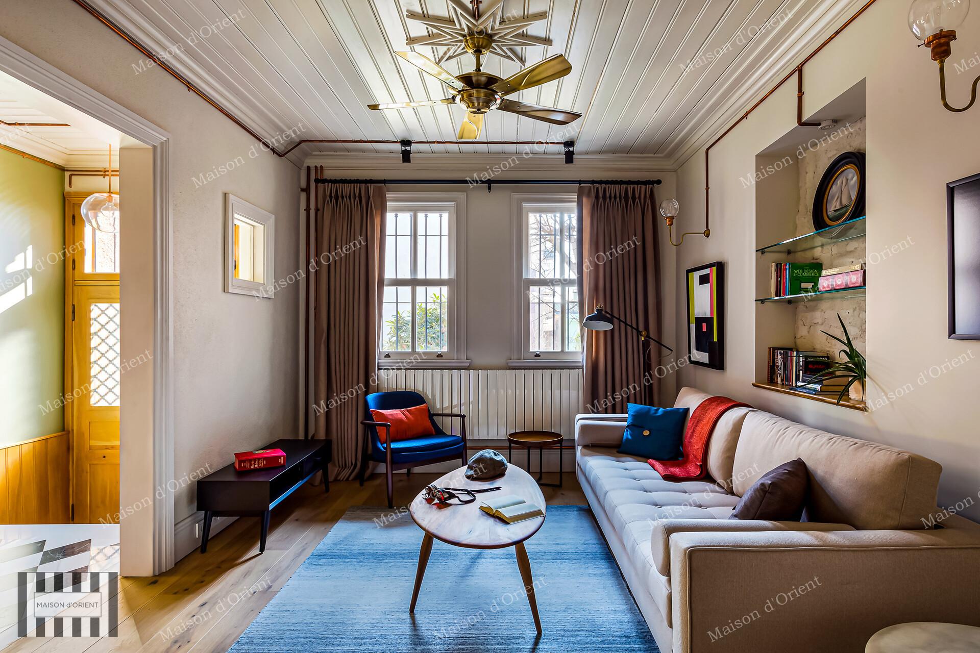 Triplex Historical House for Rent in Gümüşsuyu — Gümüşsuyu, İstanbul — 2+1 — For Rent