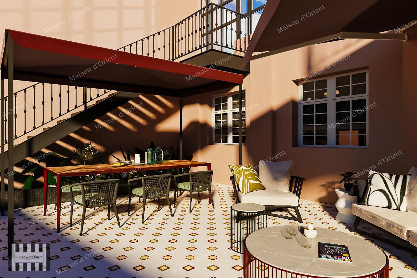 1+1 Flat for Rent with 45sqm Private Garden in Galatasaray — Galatasaray, İstanbul — 1+1 — Closed