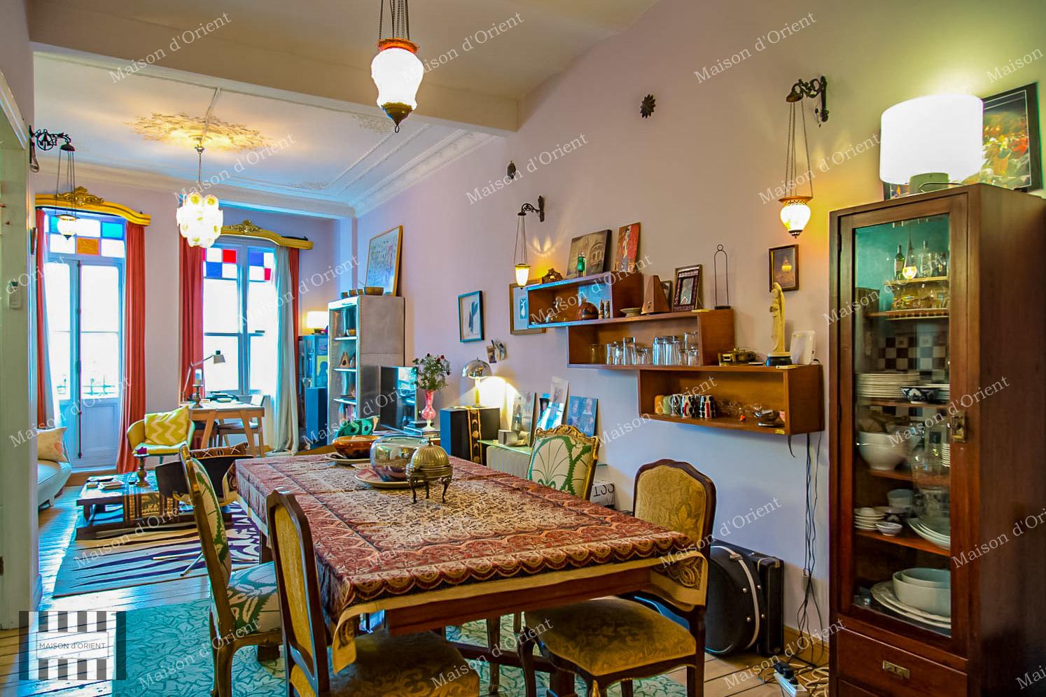 3+1 Flat for Rent with View and Balcony in Galata — Galata, İstanbul — 3+1 — Closed