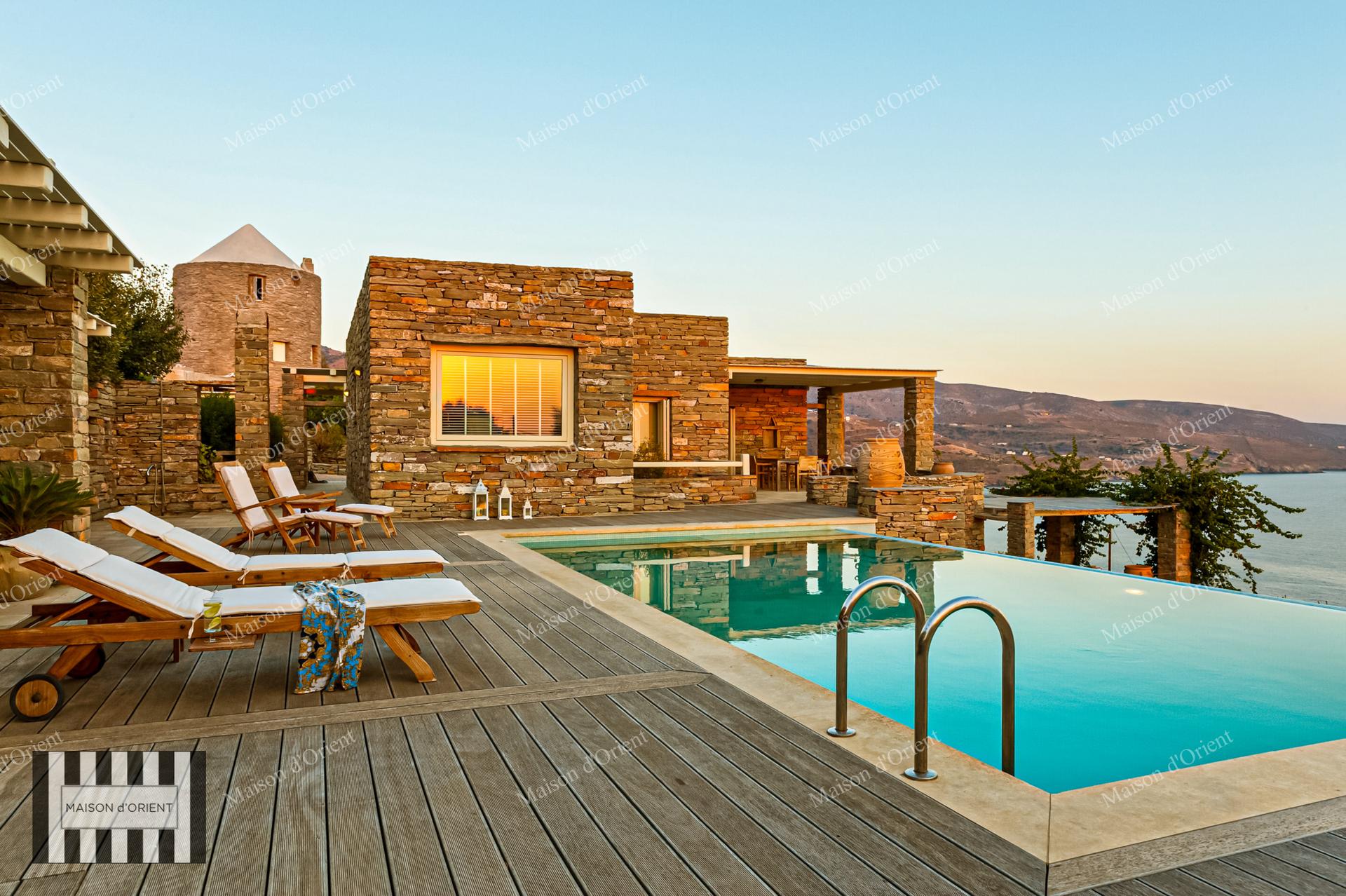Sea View Villa with Pool for Sale in Kea, Greece — Kea, Yunanistan — 5+1 — International