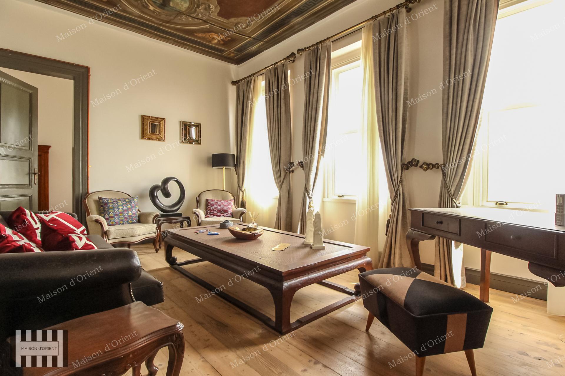 150 sqm Historical Flat with View for Rent — Galata, İstanbul — 3+1 — Closed