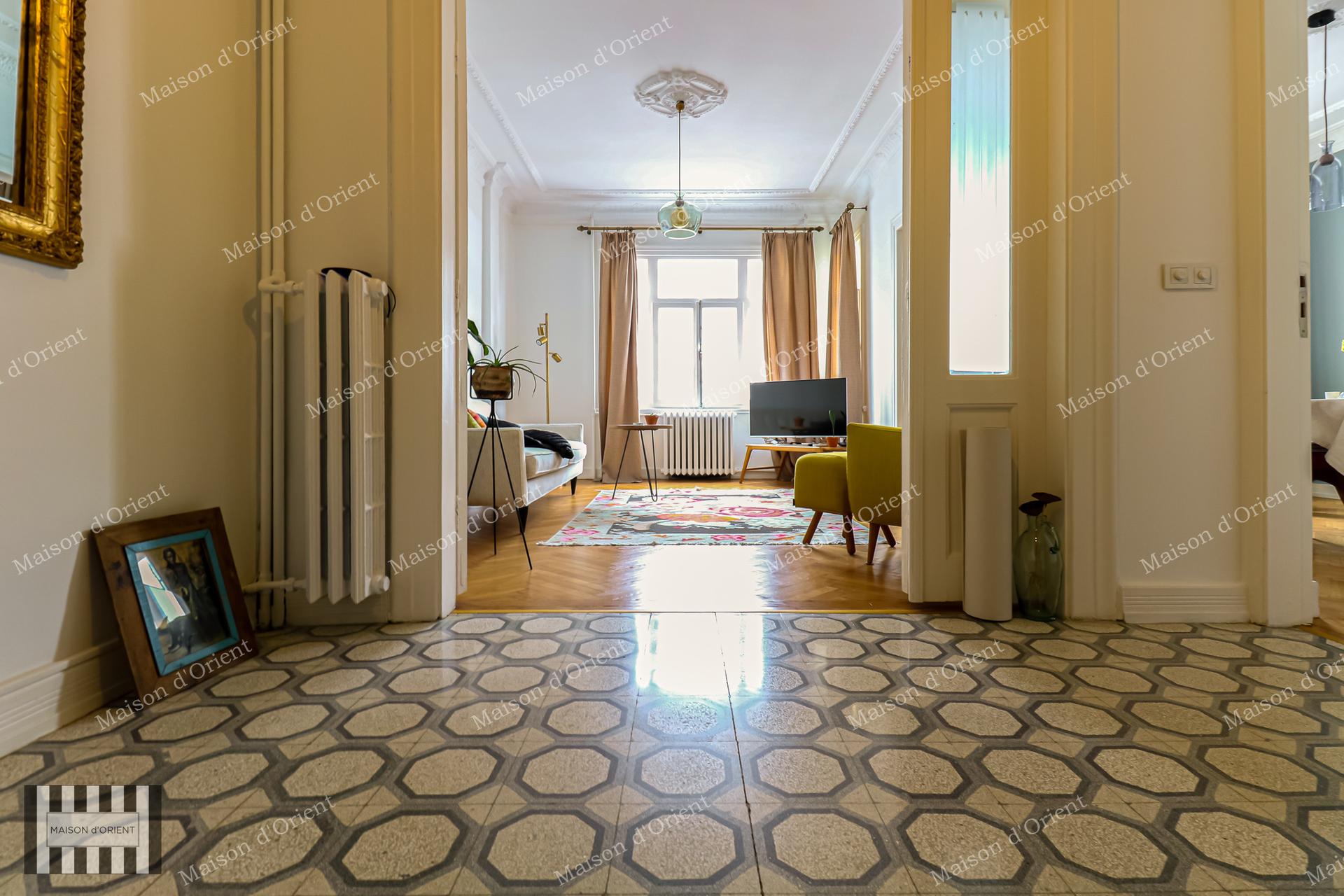 Furnished 3+1 Rental Apartment in Historical Ankara Palas — Gümüşsuyu, İstanbul — 3+1 — Closed
