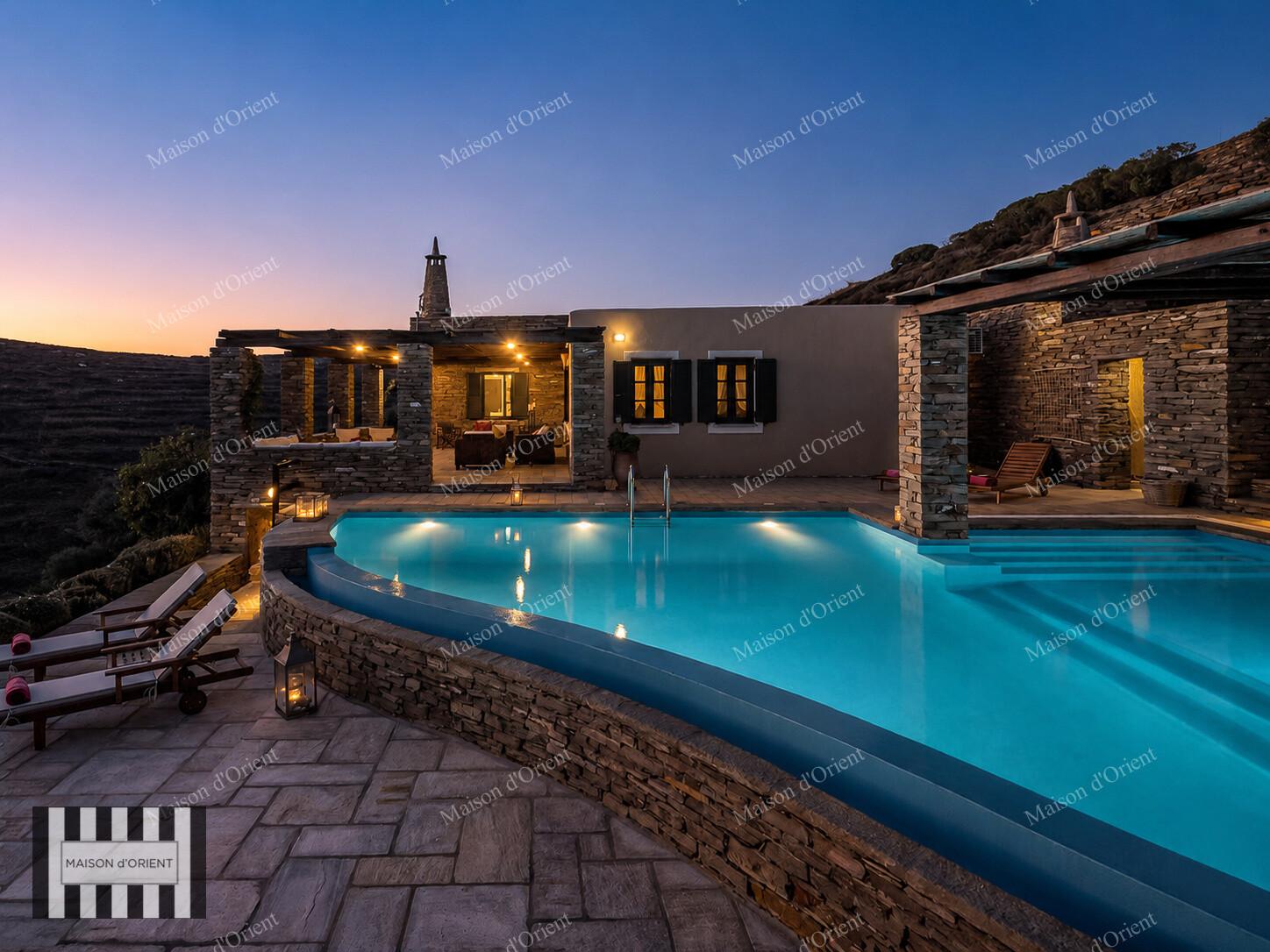 Stone-Built Villa for Sale in Kea, Greece — Kea, Yunanistan — 5+1 — International