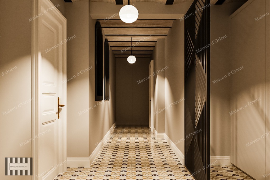 1+1 Flat for Rent with 45sqm Private Garden in Galatasaray