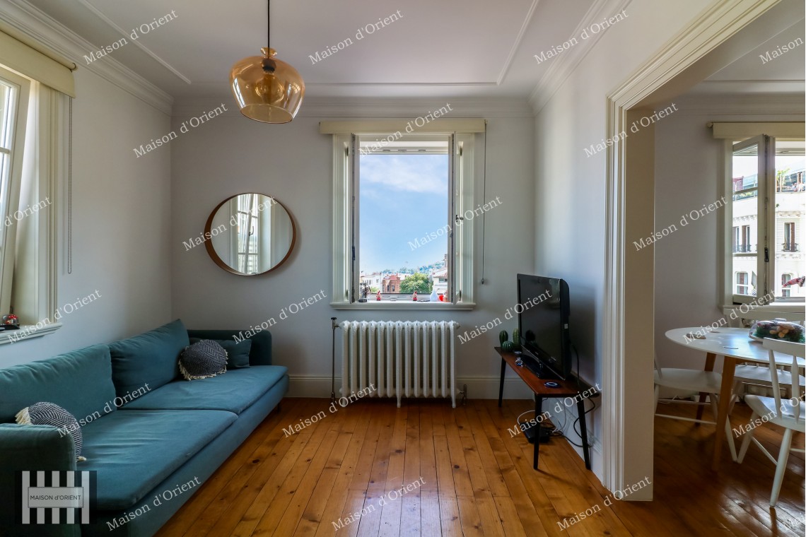 1+1 Flat for Rent in Historical Urgliavich Building in Galata