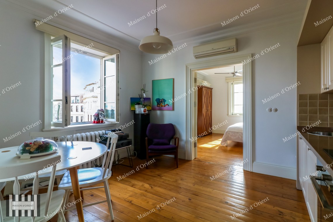 1+1 Flat for Rent in Historical Urgliavich Building in Galata