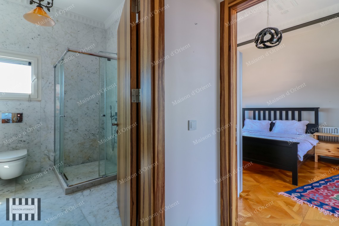 110sqm Furnished Flat with View for Rent in Cihangir