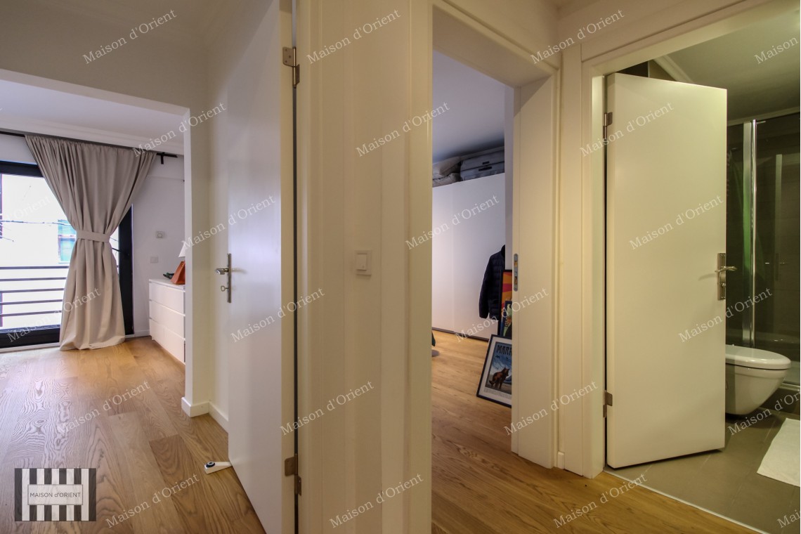 Flat for Rent with Balcony in New Building, Galata