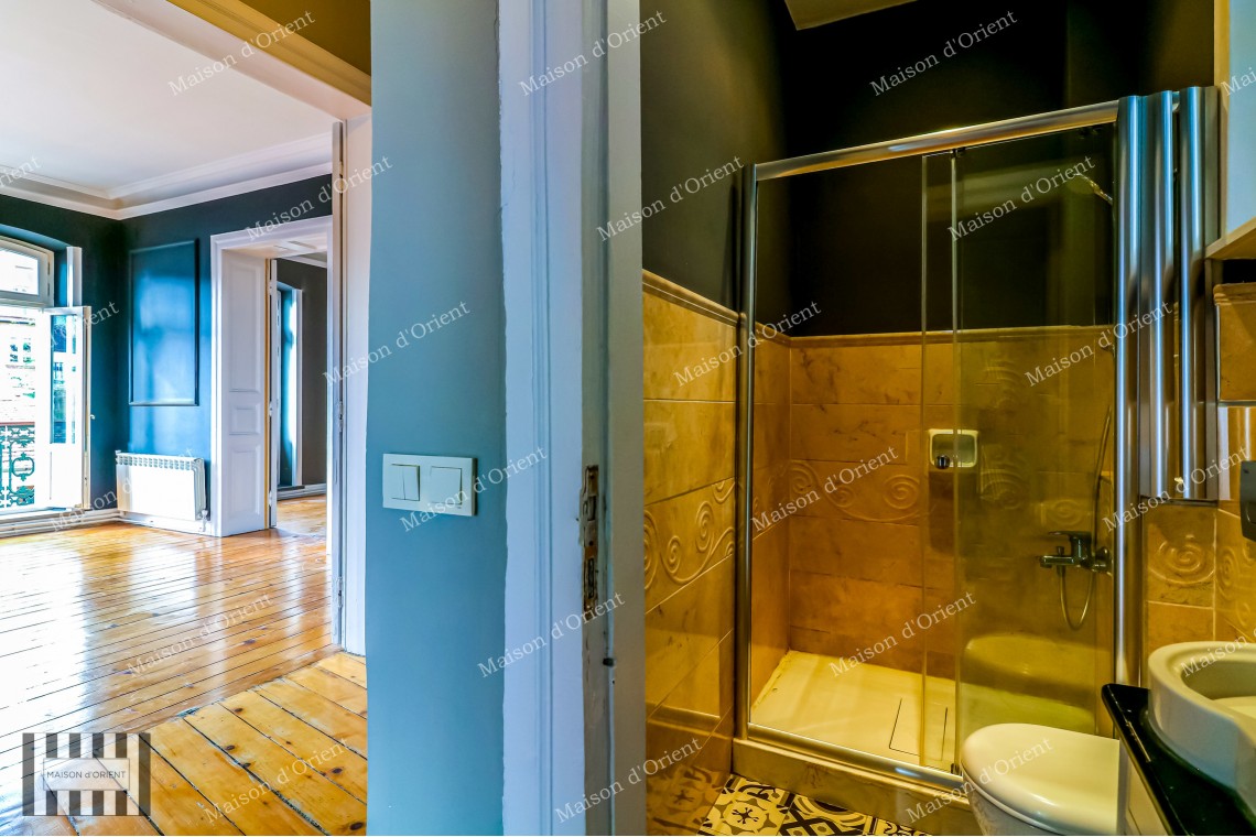 150sqm Flat with View for Rent in Dogan Apartment, Galata