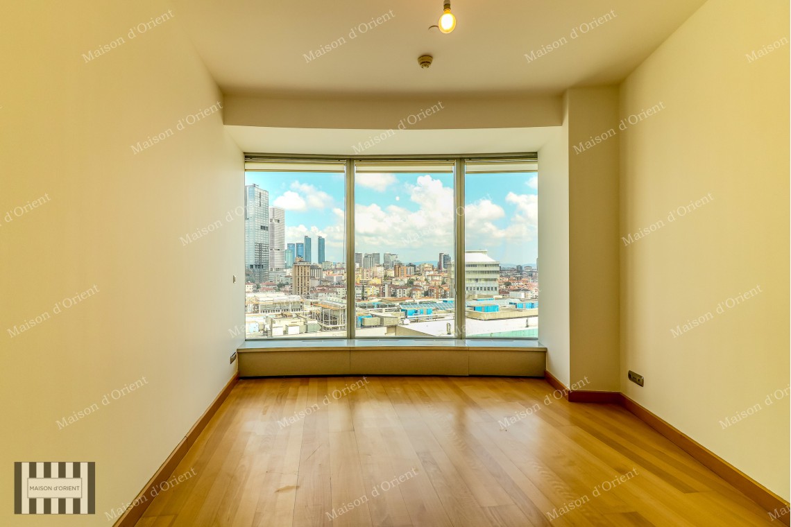 Şişli Elit Rezidans'ta Boğaz Manzaralı 2+1 Kiralık Daire