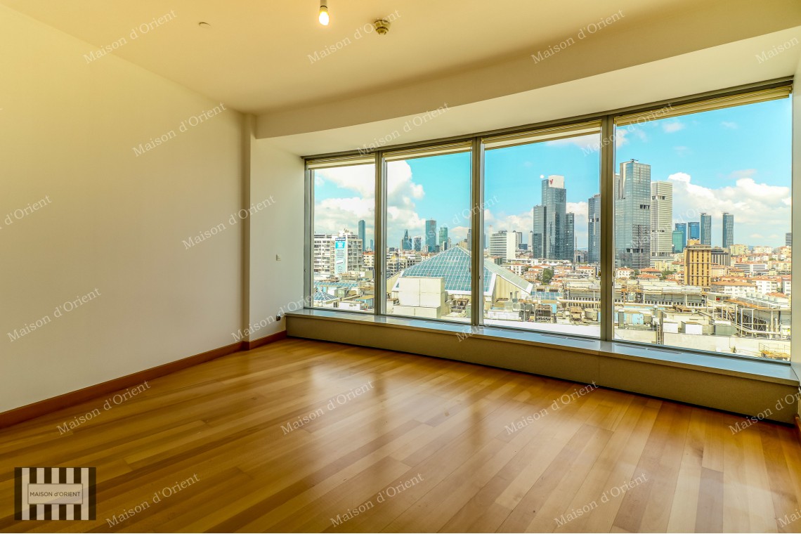 Şişli Elit Rezidans'ta Boğaz Manzaralı 2+1 Kiralık Daire
