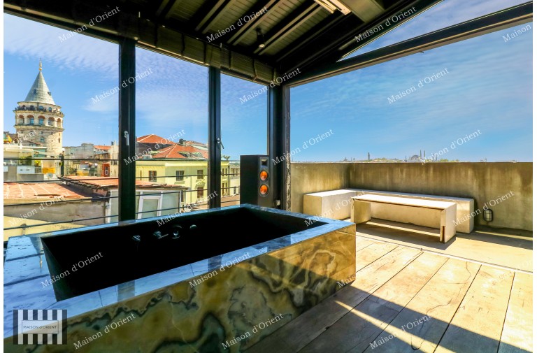 180sqm Penthouse Duplex for Rent in Galata