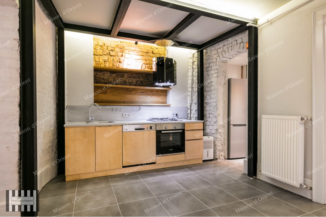 1+1 Flat for Rent in Greek Architecture Building in Firuzağa