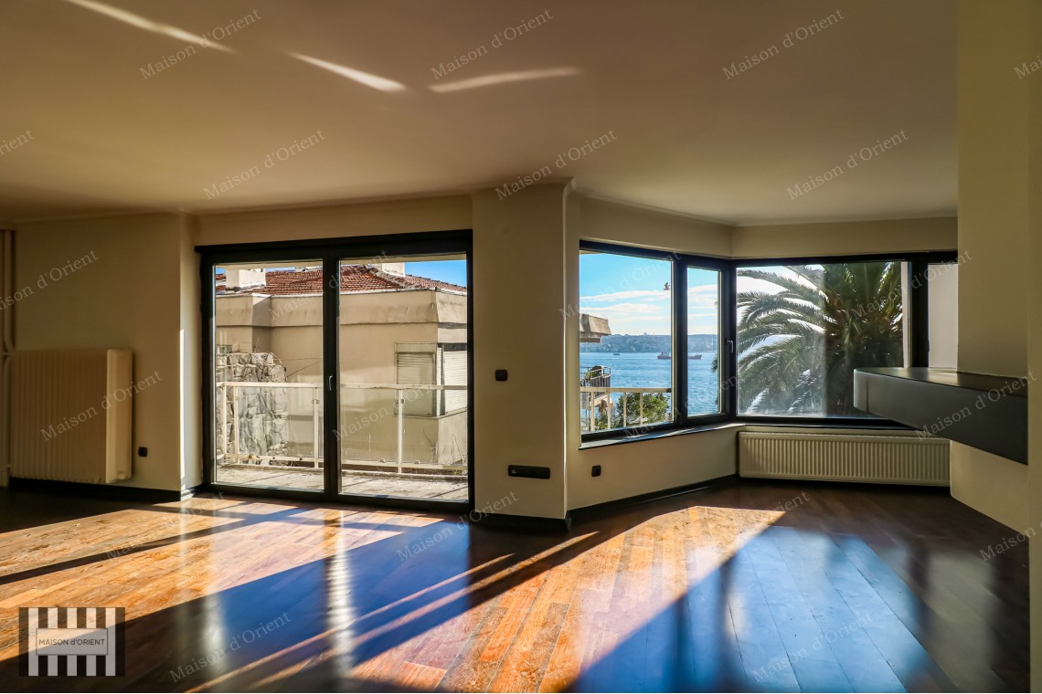 2+1 Duplex for Rent with Bosphorus View in Gümüşsuyu