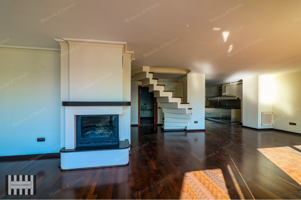2+1 Duplex for Rent with Bosphorus View in Gümüşsuyu