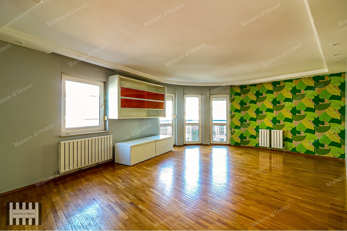 2+1 Flat for Sale in a Corner Location in Cihangir