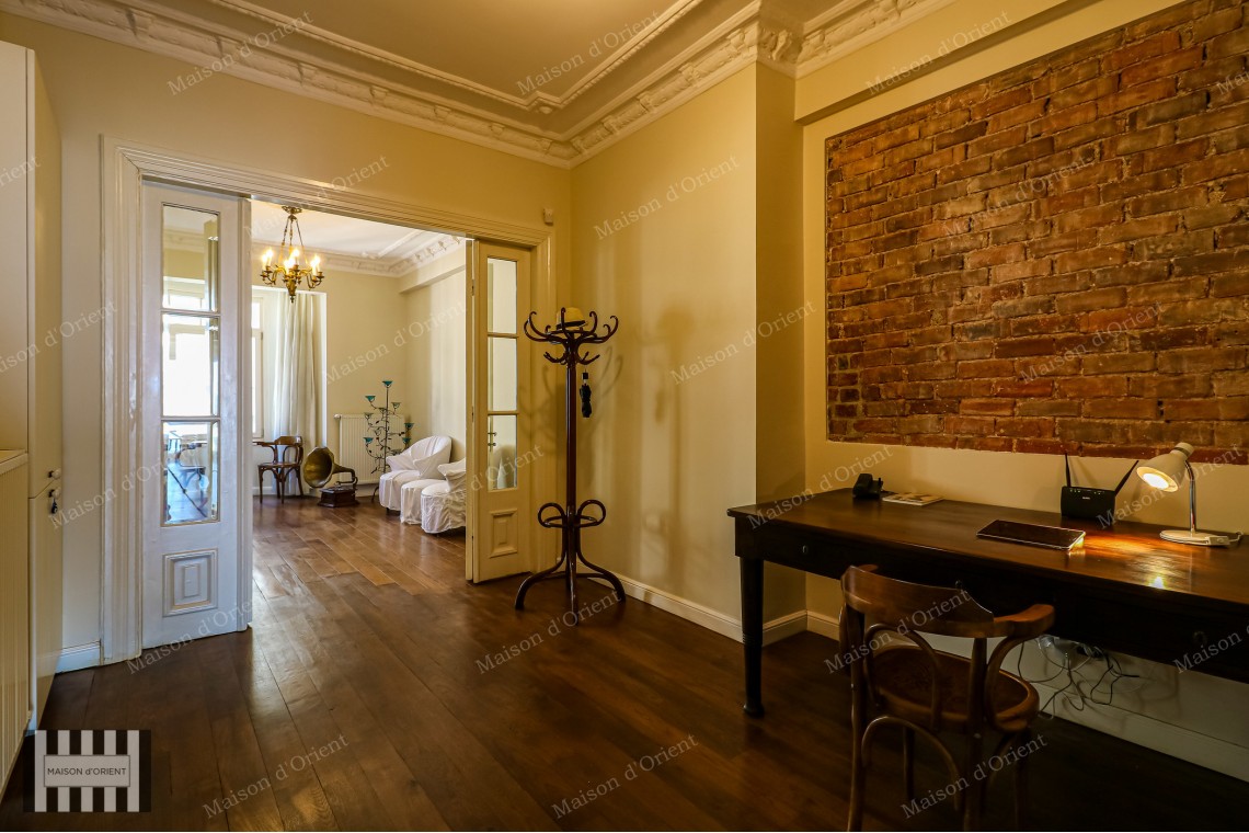 2+1 Furnished Apartment for Rent with Golden Horn View in Pera