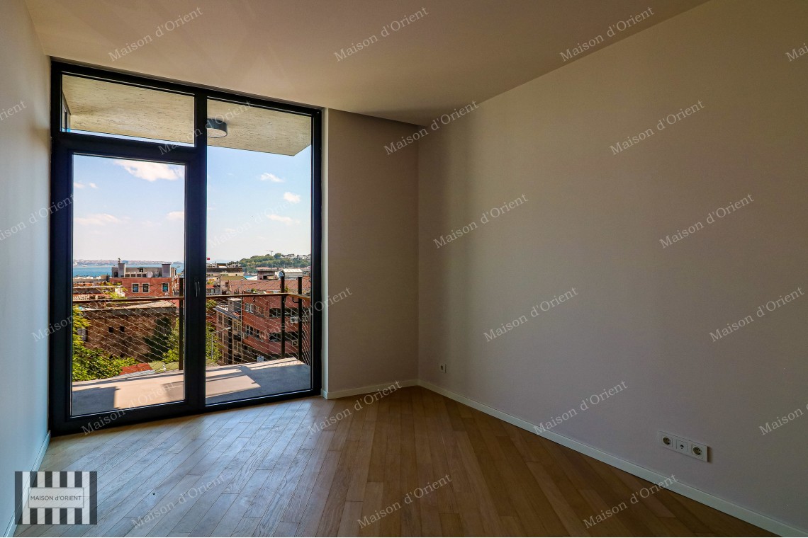 2+1 Flat for Sale in New Project with Balcony and View, Galata