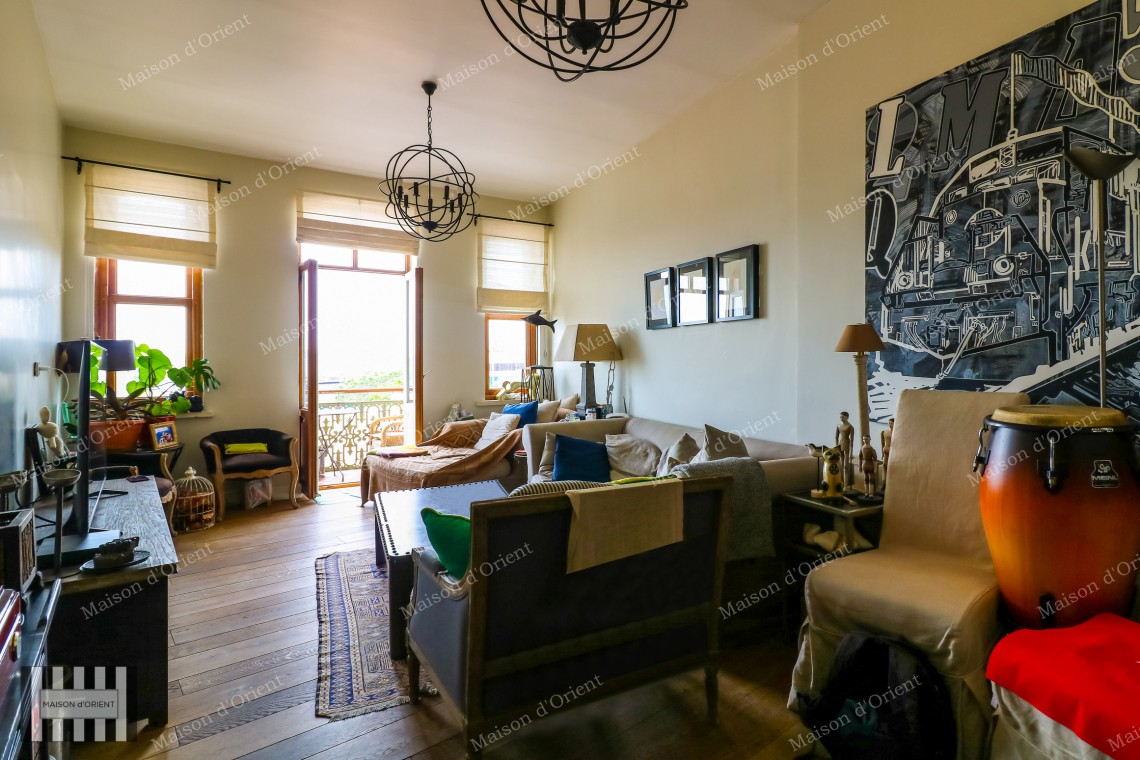 2+1 Rental Flat with Sarayburnu View in Galata