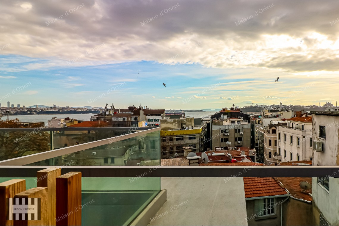 3+1 Furnished Duplex for Rent in New Project, Galata