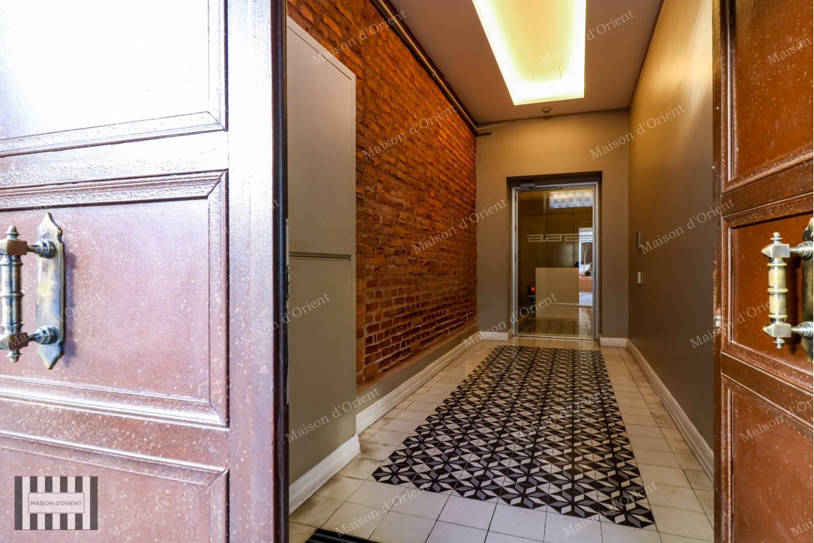 3+1 Duplex Flat with Terrace for Rent in Akaretler Row Houses