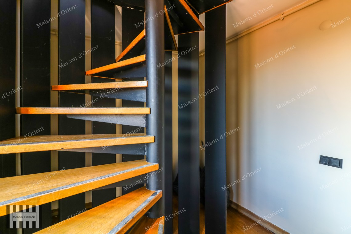 3+1 Duplex with View for Rent in Yildiz, Besiktas