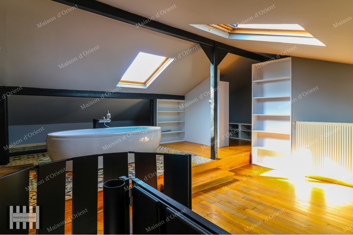3+1 Duplex with View for Rent in Yildiz, Besiktas