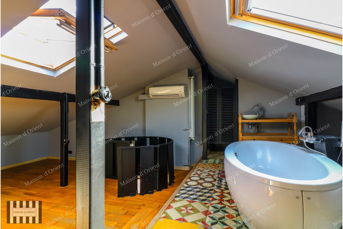 3+1 Duplex with View for Rent in Yildiz, Besiktas