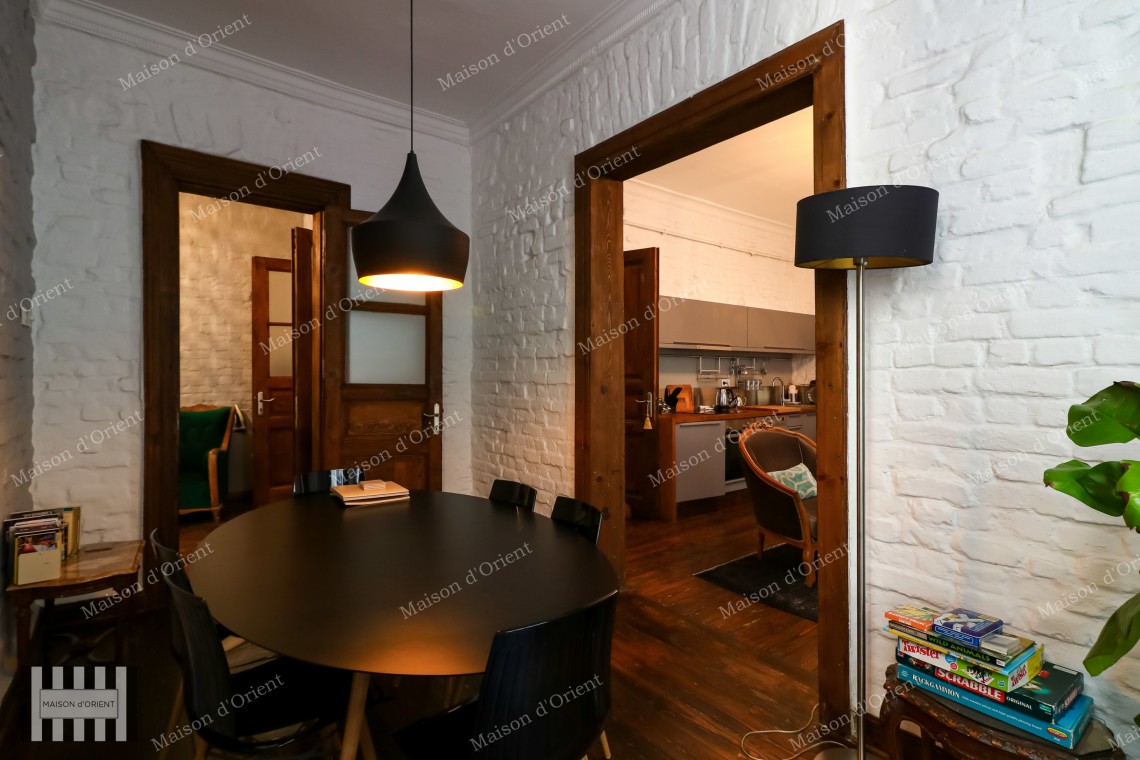 3+2 Flat for Rent in Historical Petraki Building, Galata