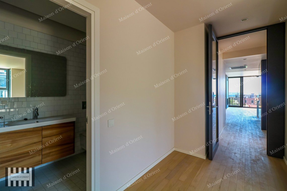 3+2 Duplex for Sale in New Project with Terrace and View, Galata