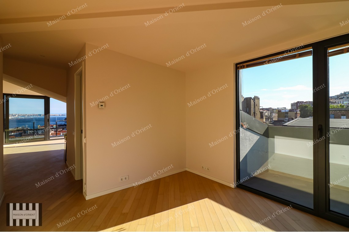 3+2 Duplex for Sale in New Project with Terrace and View, Galata
