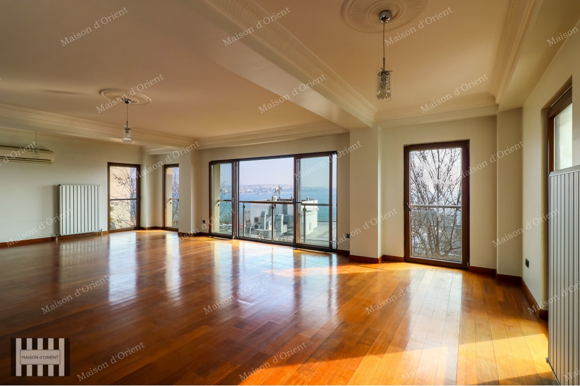 4+1 Flat with View for Rent in Cihangir Rıfat Bey Konakları