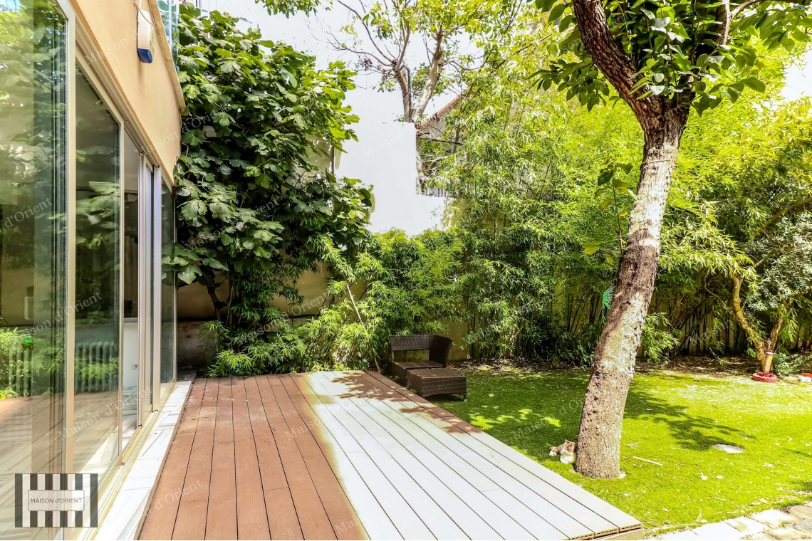 4+1 Garden Duplex for Rent in Cihangir