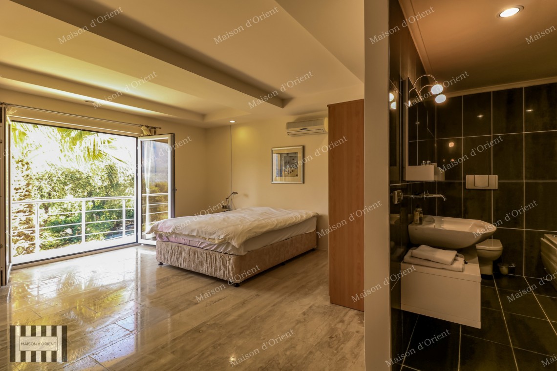 6+2 Villa with Pool and Nature View for Sale in Gocek, Fethiye