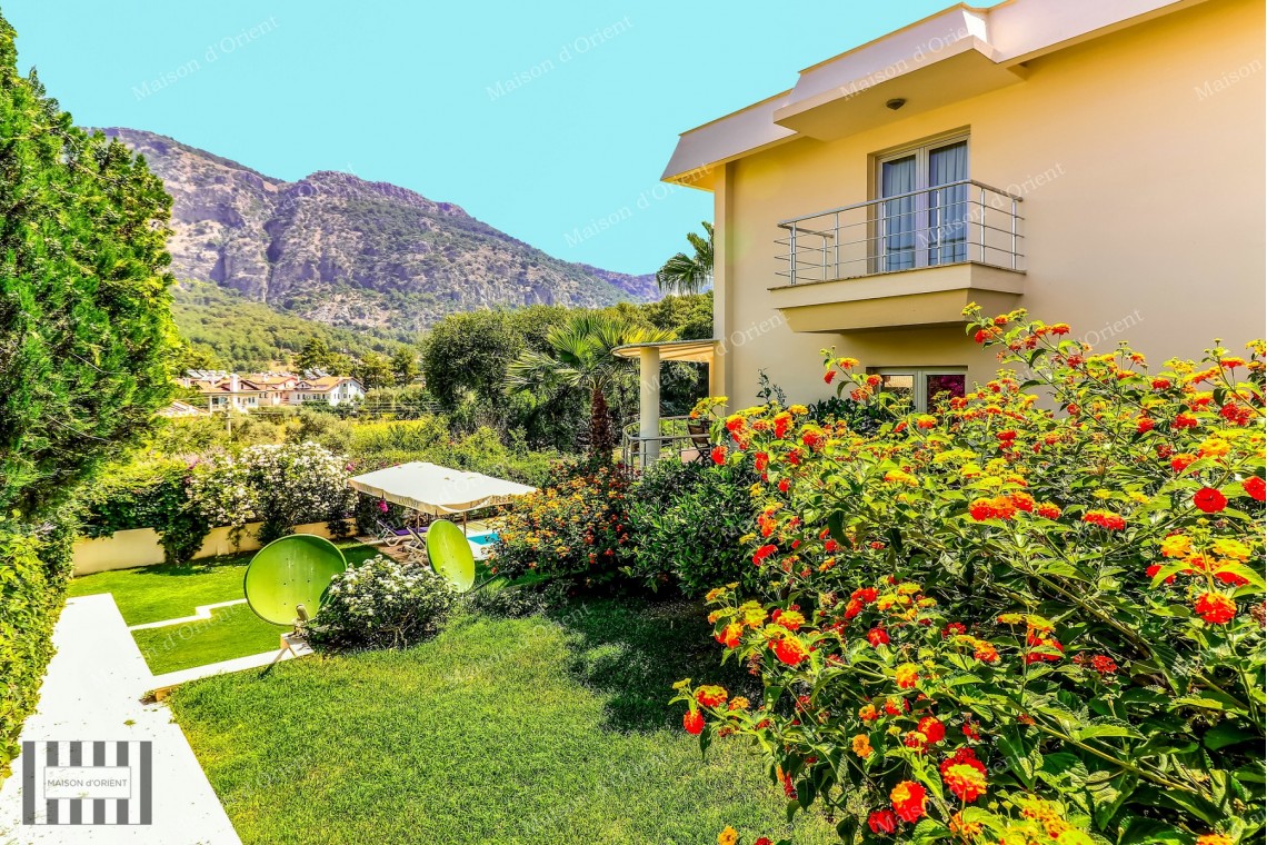 6+2 Villa with Pool and Nature View for Sale in Gocek, Fethiye