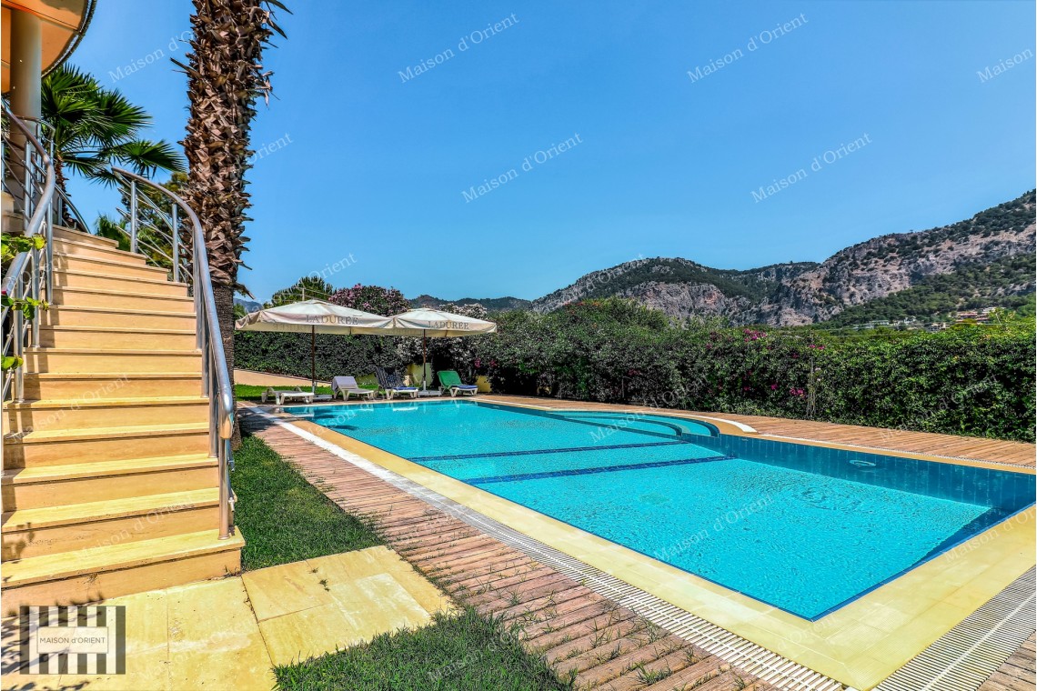 6+2 Villa with Pool and Nature View for Sale in Gocek, Fethiye