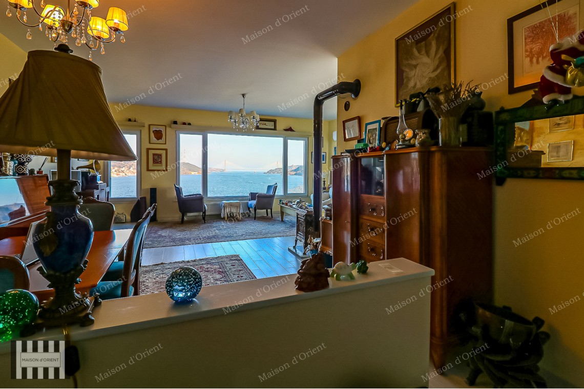 4+1 Flat for Rent with Panoramic Bosphorus View in Tarabya
