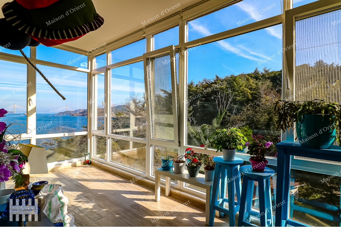 4+1 Flat for Rent with Panoramic Bosphorus View in Tarabya
