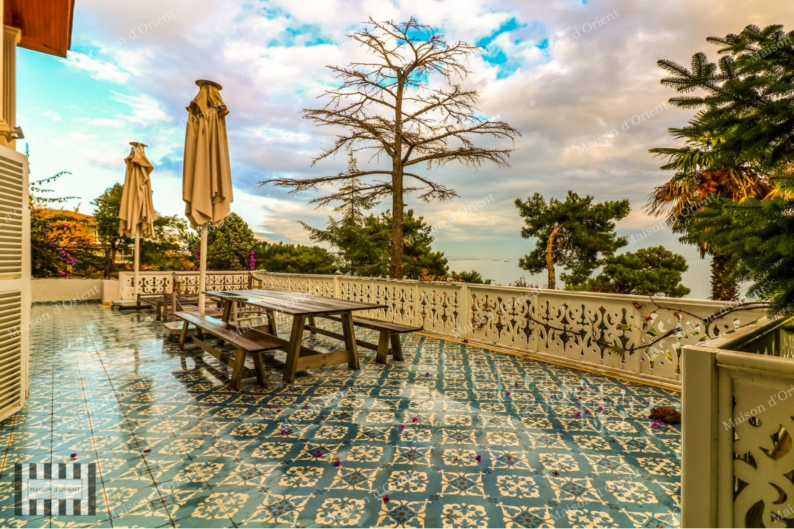 Historical Mansion with Private Dock for Sale in Buyukada