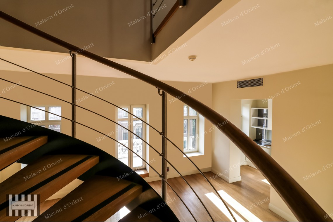 Duplex Flat with Terrace for Rent in Akaretler Row Houses
