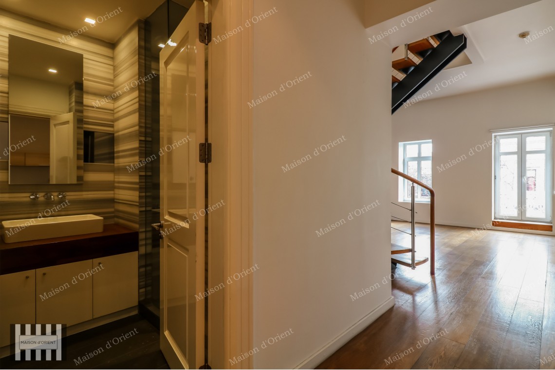 Duplex Flat with Terrace for Rent in Akaretler Row Houses