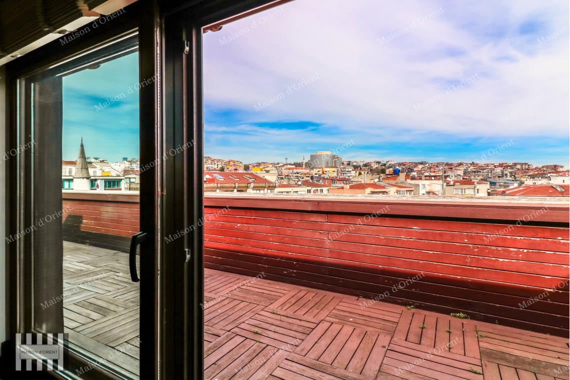 Duplex Office with Terrace for Rent in Akaretler Row Houses