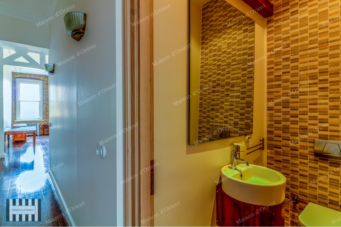 2+1 Duplex with Bosphorus View for Rent in Galata