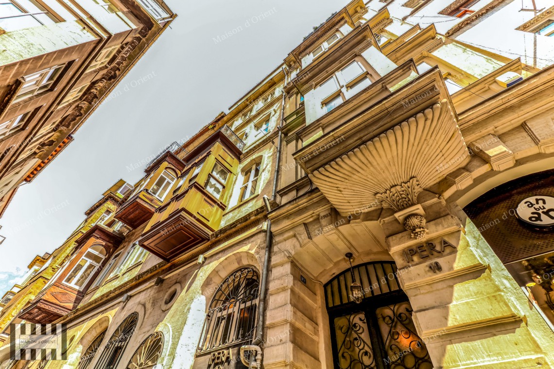 2+1 Duplex with Bosphorus View for Rent in Galata