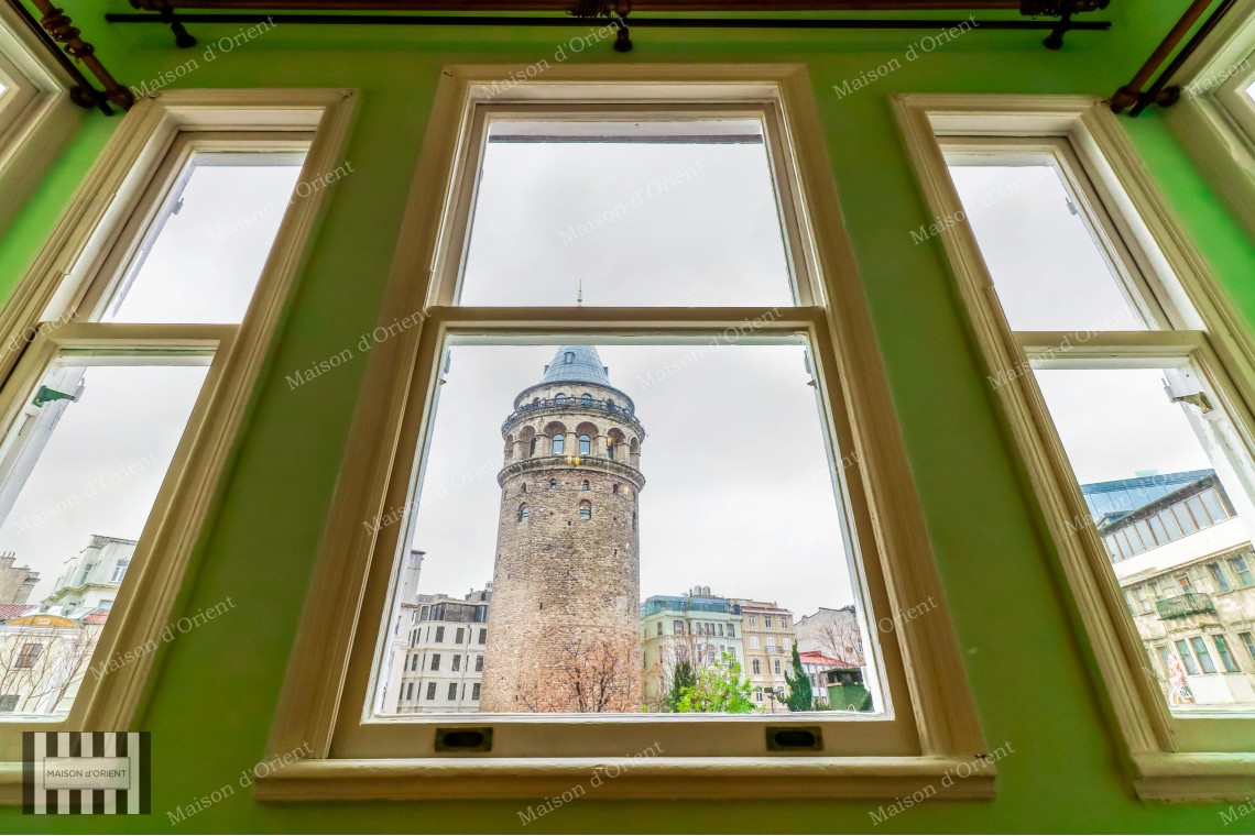 Historical 2+1 Flat with View for Rent in Galata