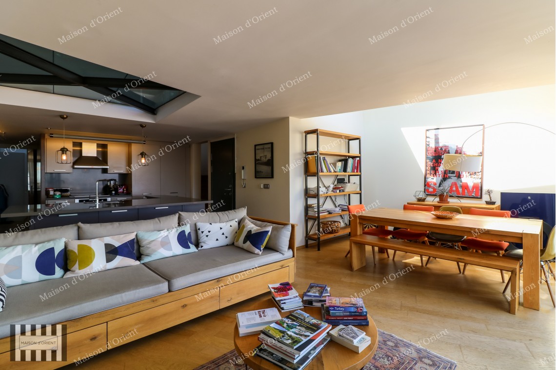 180sqm Duplex with Private Terrace for Rent in Galata