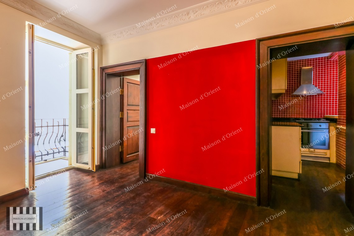 2+1 Garden Duplex for Rent in Historical Building