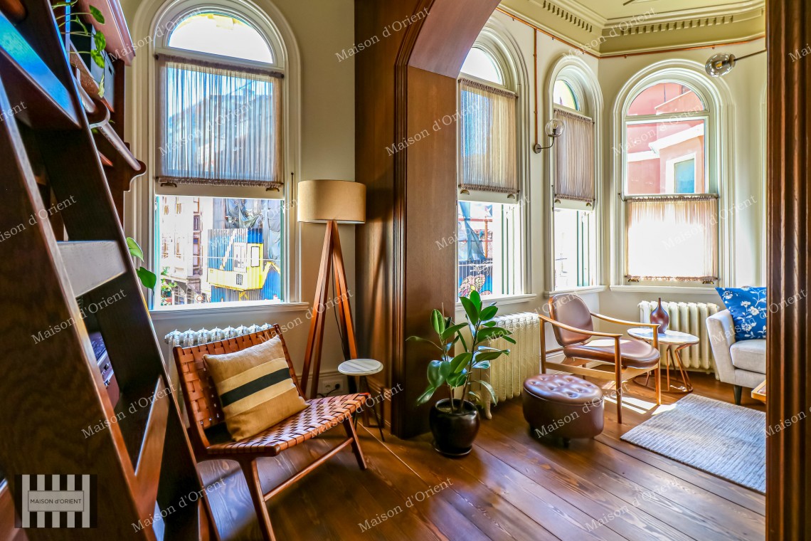 Historical Detached House for Rent with Terrace and View in Balat