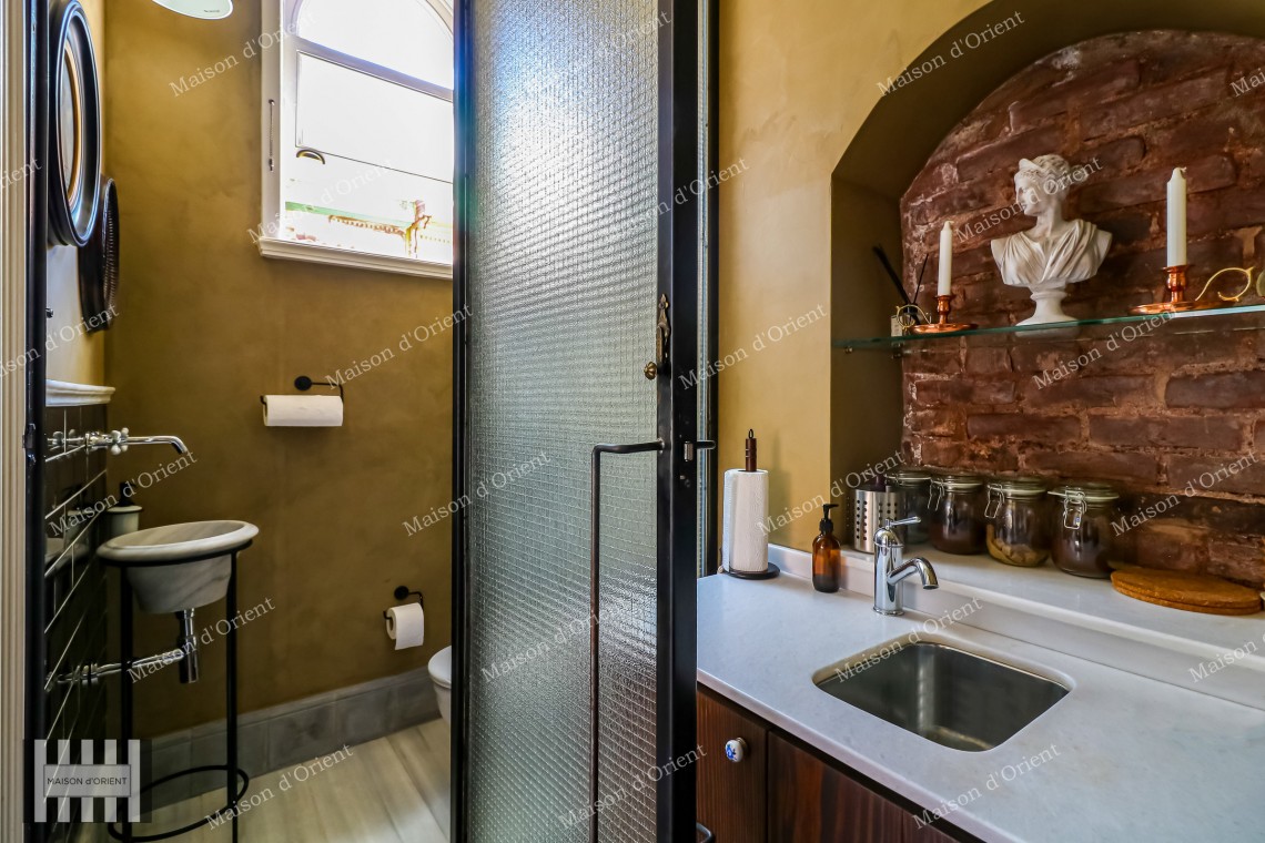 Historical Detached House for Rent with Terrace and View in Balat